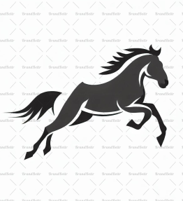 Galoppierendes Pferd